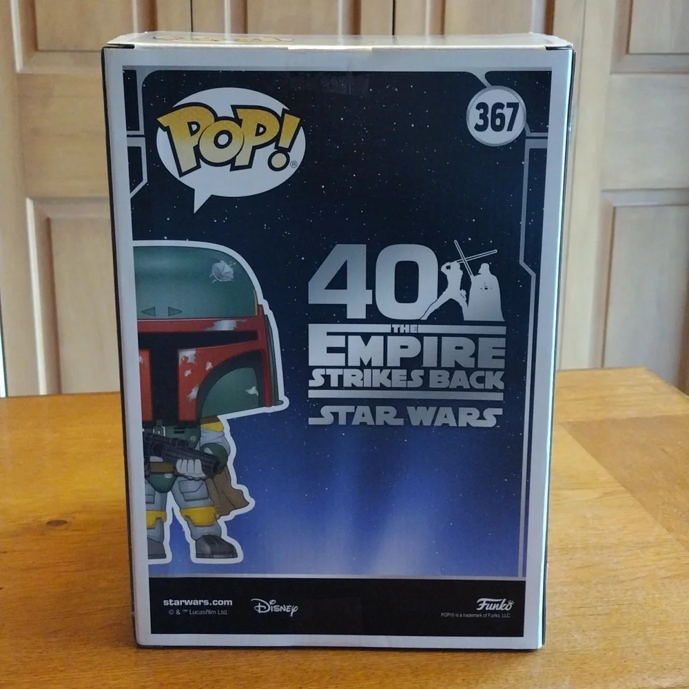 BOBA FETT 10" Funko Pop #367 Star Wars Target Exclusiv Bobble Head Empire Strike - Picture 4 of 8